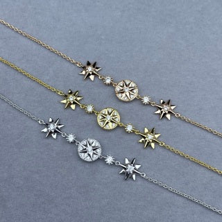 Dior Rose des Vents Celestial Star Chain Bracelet